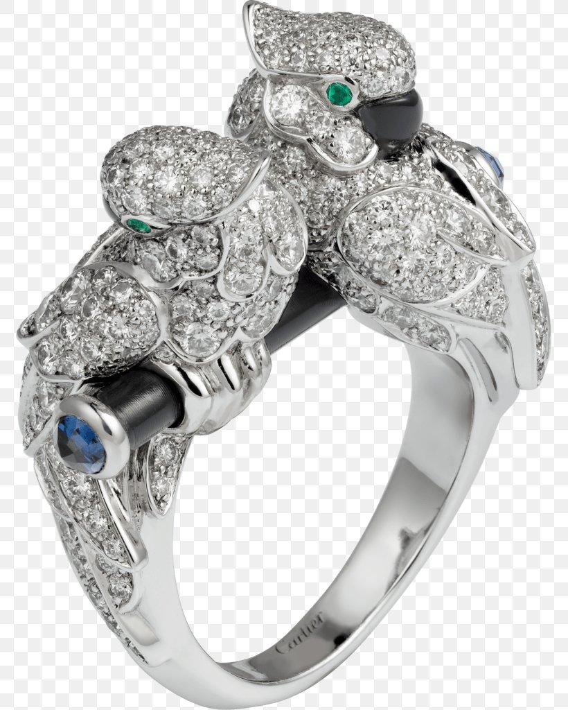Ring Cartier Onyx Emerald Sapphire, PNG, 773x1024px, Ring, Body Jewelry, Brilliant, Carat, Cartier Download Free