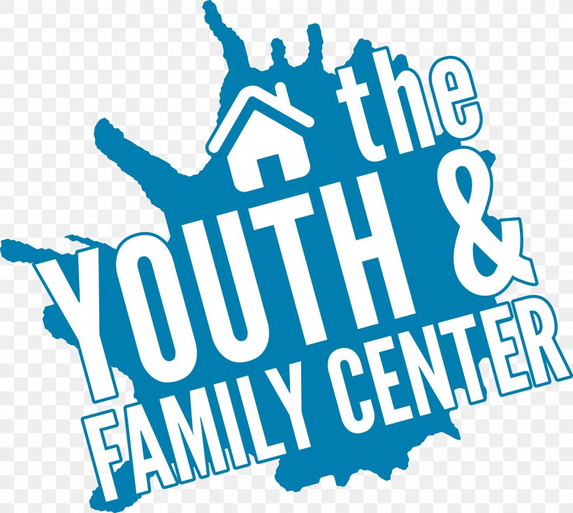 The Youth & Family Center Logo Brand Font Human Behavior, PNG, 3000x2687px, Logo, Area, Blue, Brand, Health Download Free