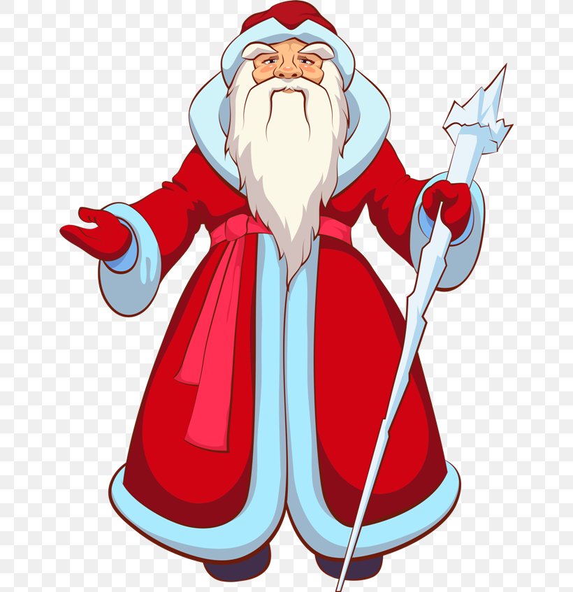 Ded Moroz Santa Claus Christmas Clip Art, PNG, 650x847px, Ded Moroz, Christmas, Father Christmas, Fictional Character, Grandfather Download Free