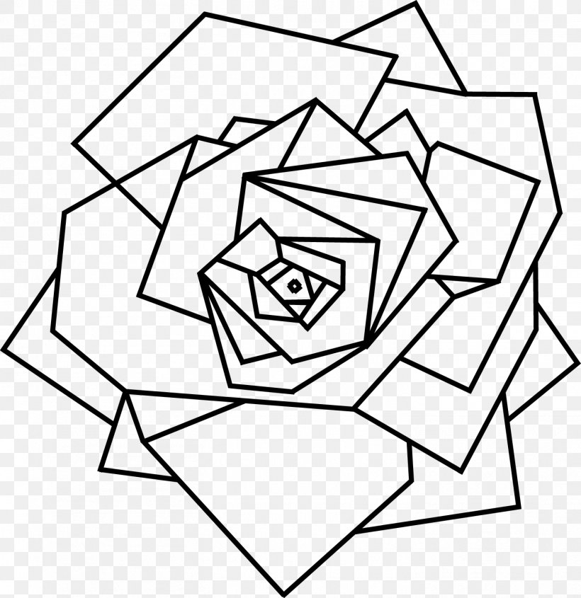 Geometry Flower Floral Design Drawing Geometric Shape, PNG, 1457x1502px