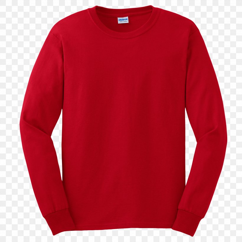 Long-sleeved T-shirt Gildan Activewear, PNG, 3000x3000px, Tshirt, Active Shirt, Clothing, Collar, Cuff Download Free