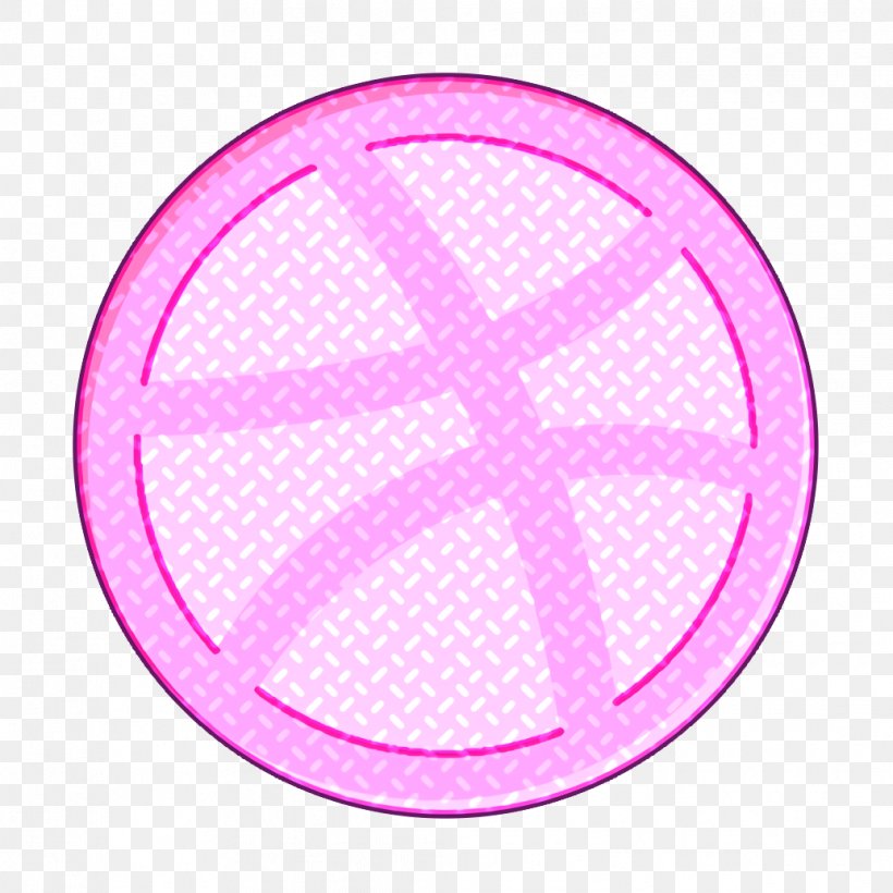 Dribbble Icon, PNG, 1034x1034px, Dribbble Icon, Magenta, Pink, Symbol Download Free