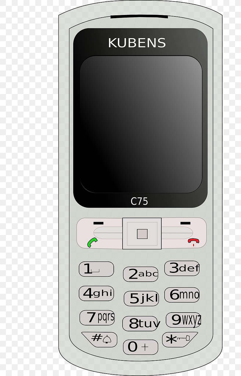 Feature Phone Mobile Phones Telephone Clip Art, PNG, 694x1280px, Feature Phone, Cellular Network, Communication, Communication Device, Computer Download Free