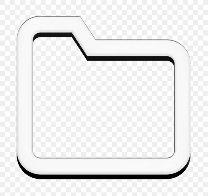 Folder Icon, PNG, 900x850px, Folder Icon, Black, Line, Logo, Rectangle Download Free