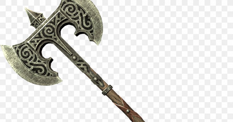 The Elder Scrolls V: Skyrim Oblivion Battle Axe Weapon, PNG, 1013x532px, Elder Scrolls V Skyrim, Axe, Battle Axe, Blade, Blunt Instrument Download Free