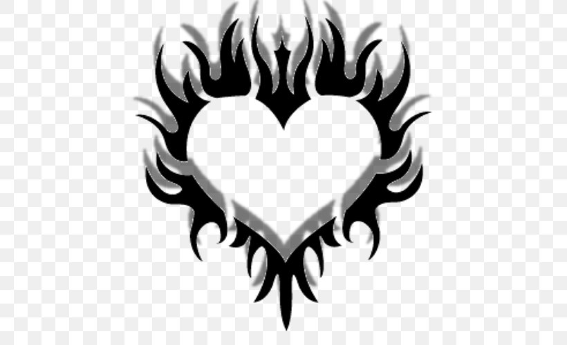 Abziehtattoo Heart Flame Clip Art, PNG, 500x500px, Watercolor, Cartoon, Flower, Frame, Heart Download Free