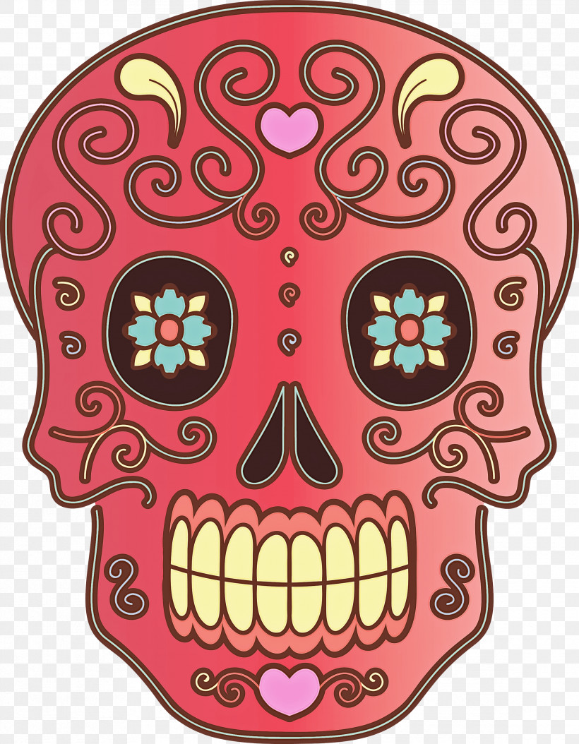 Day Of The Dead Día De Muertos Skull, PNG, 2332x2999px, Day Of The Dead, Calavera, D%c3%ada De Muertos, Digital Art, Drawing Download Free