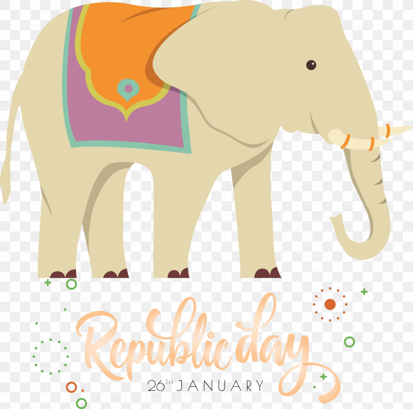 India Republic Day India Elephant 26 January, PNG, 3000x2975px, 26 January, India Republic Day, African Elephant, Animal Figure, Elephant Download Free