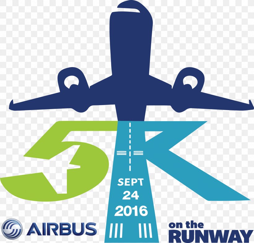 Runway Organization Logo Aircraft Airbus, PNG, 2450x2350px, 5k Run, Runway, Airbus, Aircraft, Airport Download Free