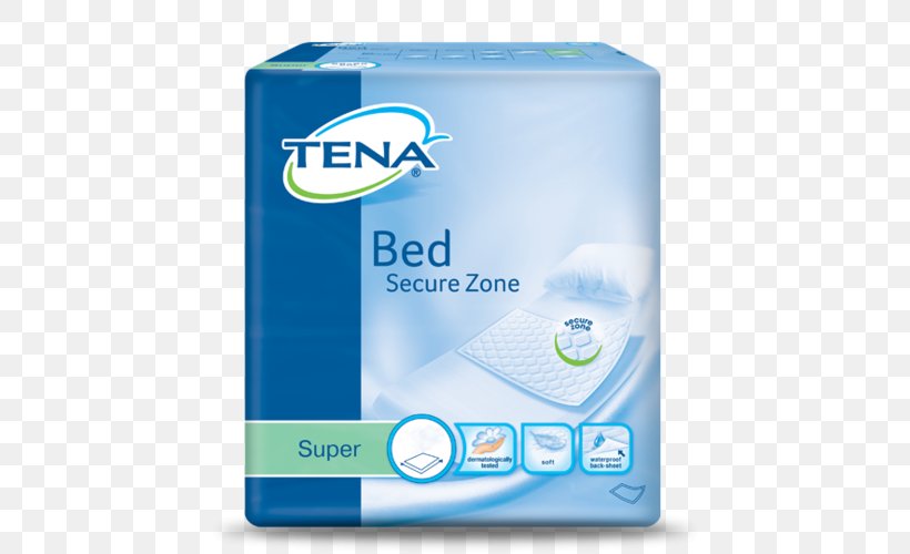 Tena Bed Pads 30 Pack Incontinence Pad Urinary Incontinence Sanitary Napkin, PNG, 500x500px, Tena, Bed, Bed Sheets, Brand, Disposable Download Free