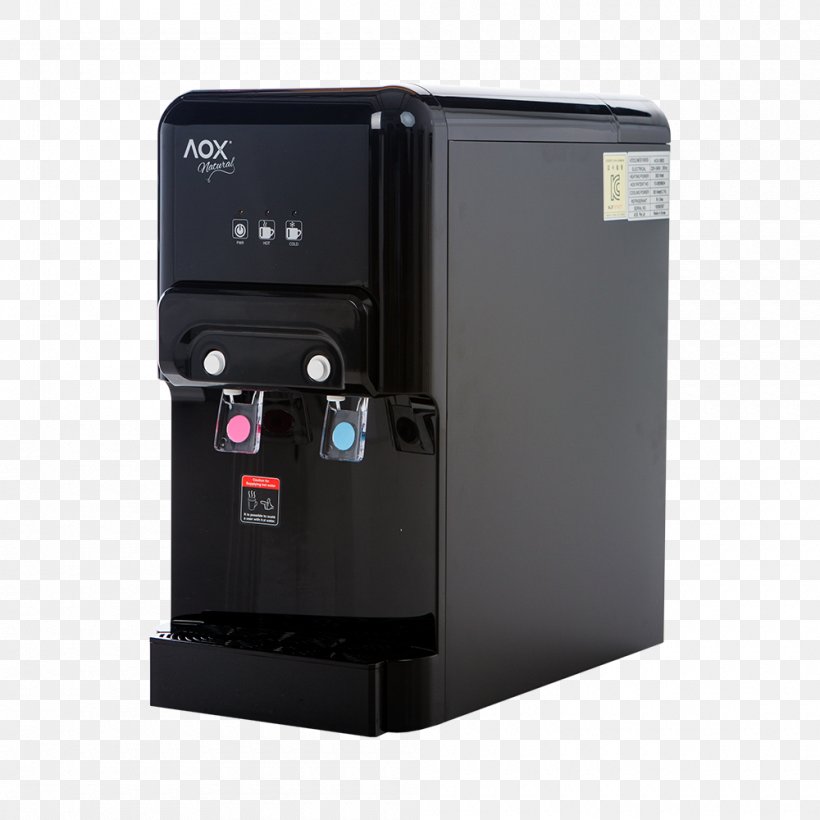 Water Cooler Water Ionizer Coffeemaker Tap Water, PNG, 1000x1000px, Water Cooler, Alkali, Coffeemaker, Computer Case, Drip Coffee Maker Download Free