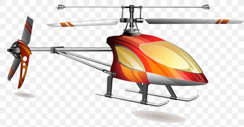 Helicopter Airplane Aircraft Illustration, PNG, 1000x520px, Helicopter, Aircraft, Airplane, Helicopter Rotor, Radiocontrolled Helicopter Download Free