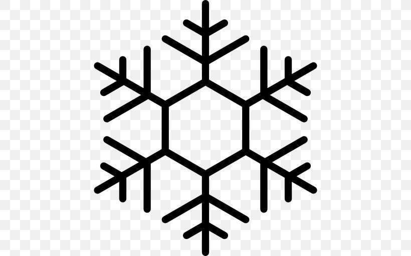 Snowflake, PNG, 512x512px, Snowflake, Black And White, Leaf, Shape, Snow Download Free