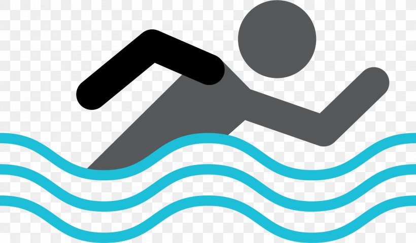 Swimming Symbol Logo Sport, PNG, 1710x1001px, Swimming, Blue, Brand, Designer, Disability Download Free