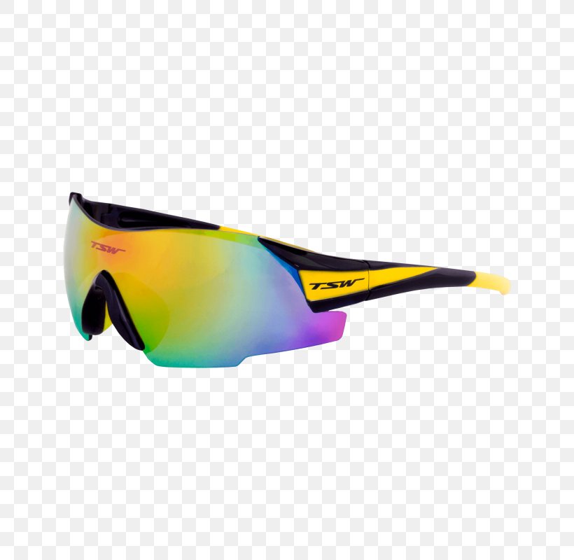Goggles Sunglasses Yellow Cycling, PNG, 800x800px, Goggles, Bicycle, Black, Blue, Clothing Download Free