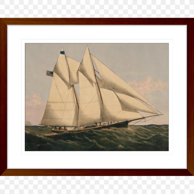 Schooner New York Yacht Club Clipper Sailboat, PNG, 1000x1000px, Schooner, Baltimore Clipper, Barque, Boat, Brig Download Free