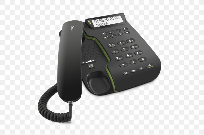 DORO Doro Comfort 3000 Telephone Home & Business Phones Doro 8040, PNG, 542x542px, Doro Doro Comfort 3000, Answering Machine, Answering Machines, Caller Id, Corded Phone Download Free
