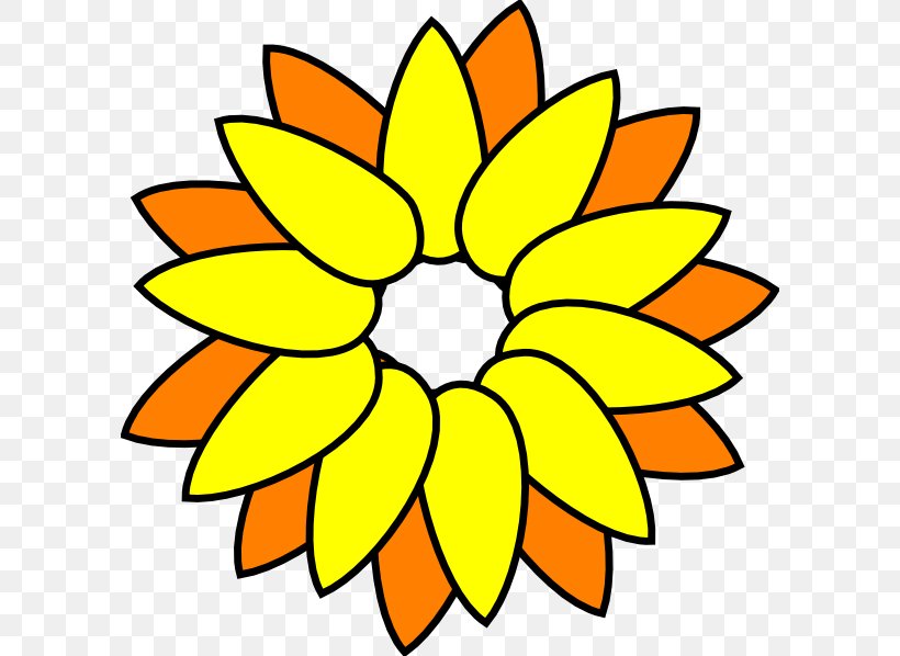 Drawing Common Sunflower Sunflower Seed Clip Art, PNG, 600x598px, Drawing, Area, Art, Artwork, Coloring Book Download Free