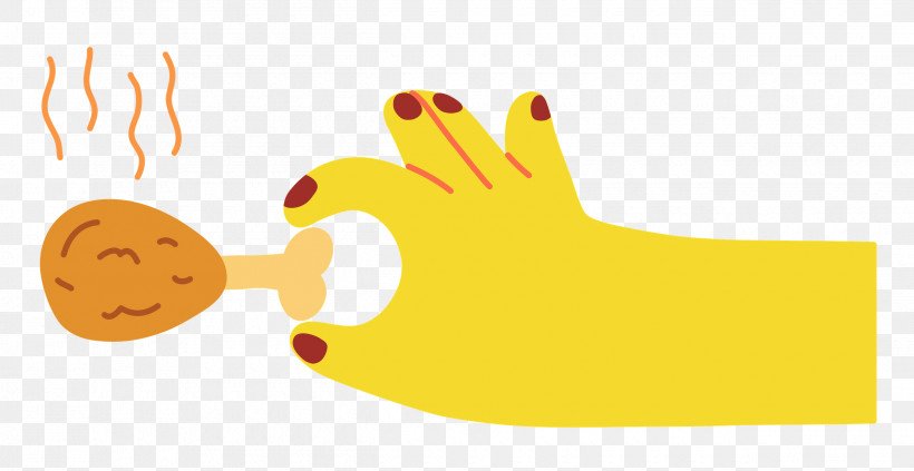 Hand Pinching Chicken, PNG, 2500x1290px, Cartoon, Biology, Happiness, Hm, Science Download Free