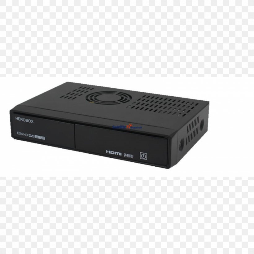 HDMI Digital Video Broadcasting DVB-S2 Console Server High-definition Television, PNG, 1000x1000px, Hdmi, Audio Receiver, Cable, Cable Converter Box, Computer Servers Download Free