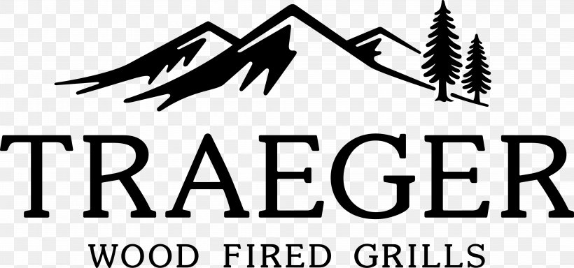 Barbecue Logo Pellet Grill Pellet Fuel Traeger Pro Series 22 TFB57, PNG, 4119x1931px, Barbecue, Area, Black And White, Brand, Logo Download Free