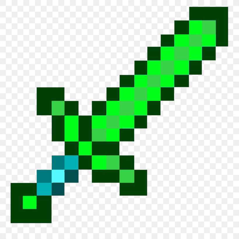 Minecraft: Pocket Edition Diamond Sword Video Game, PNG, 1000x1000px, Minecraft, Area, Bokken, Diamond Sword, Drawing Download Free