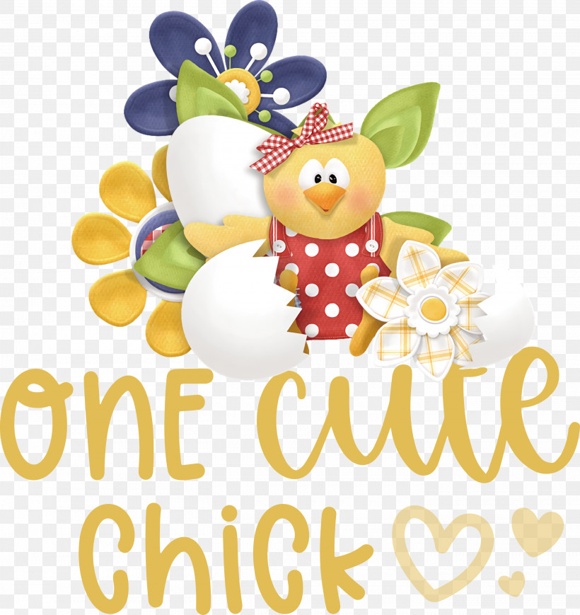 One Cute Chick Easter Day Happy Easter, PNG, 2829x3000px, Easter Day, Birthday, Cartoon, Chicken, Easter Egg Download Free