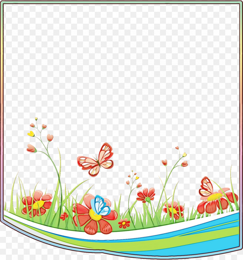 Picture Frame, PNG, 1181x1265px, Flower Rectangular Frame, Floral Rectangular Frame, Paint, Picture Frame, Plant Download Free