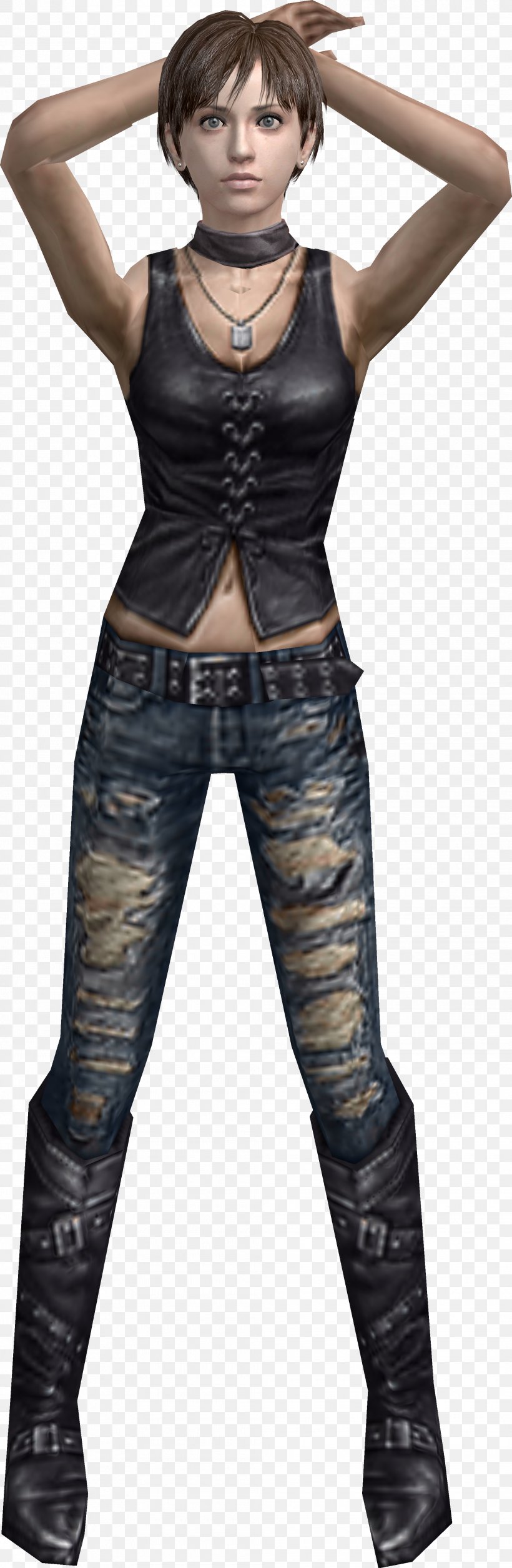 Rebecca Chambers Resident Evil Zero Resident Evil 4 Chris Redfield Costume, PNG, 1985x6077px, Watercolor, Cartoon, Flower, Frame, Heart Download Free
