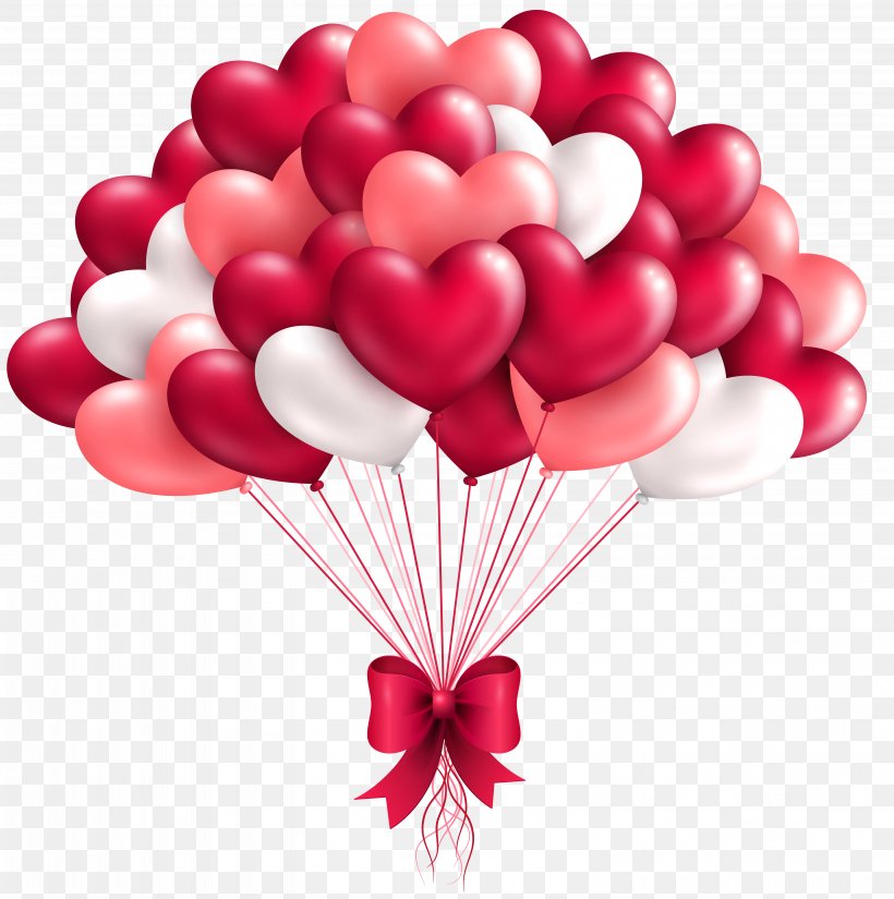Balloon Heart Valentine's Day Clip Art, PNG, 6155x6196px, Balloon, Drawing, Free Content, Gas Balloon, Heart Download Free