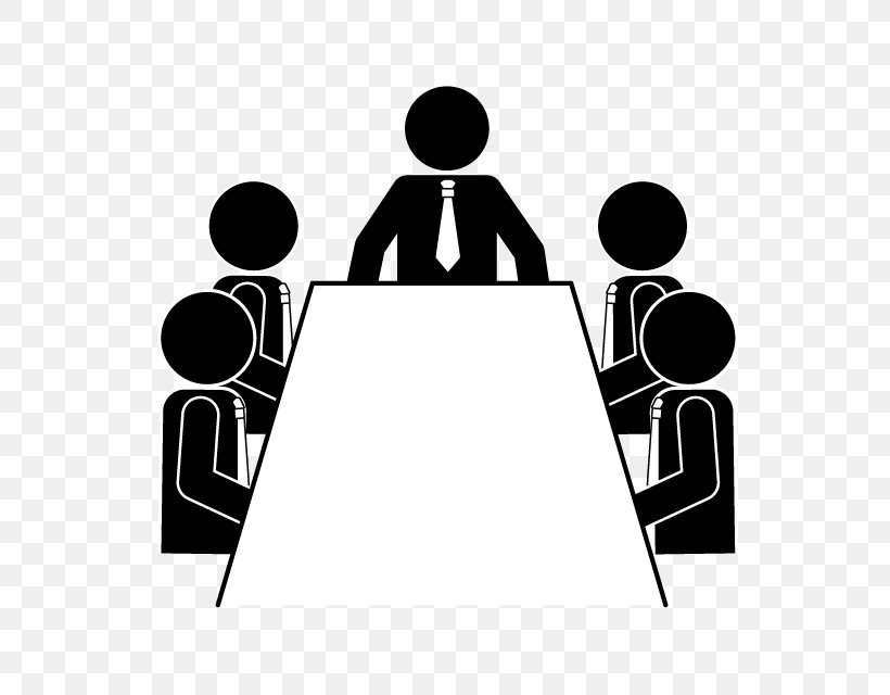 Meeting Clip Art, PNG, 640x640px, Meeting, Black And White, Board Of Directors, Brand, Businessperson Download Free