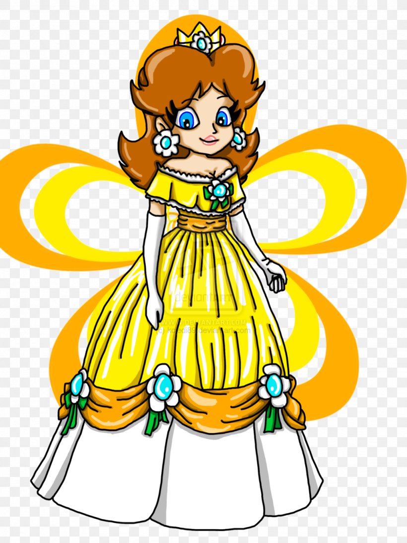 Princess Daisy Princess Peach Rosalina Ball Gown Golf, PNG, 1024x1365px, Princess Daisy, Art, Artwork, Ball, Ball Gown Download Free