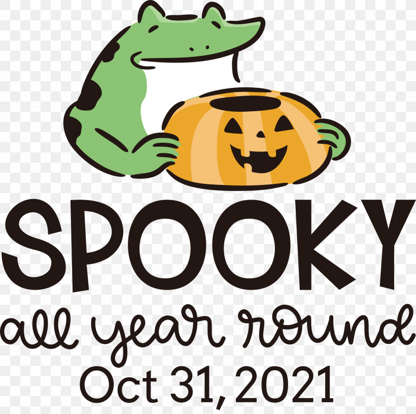 Spooky Halloween, PNG, 3000x2982px, Spooky, Behavior, Halloween, Happiness, Human Download Free