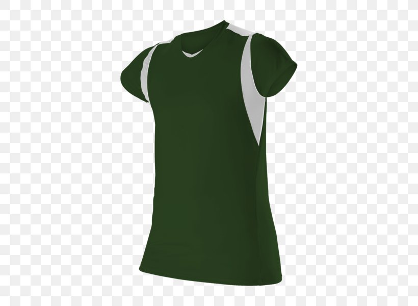 T-shirt Jersey Volleyball Sleeve Uniform, PNG, 500x600px, Tshirt, Active Shirt, Black, Clothing, Green Download Free
