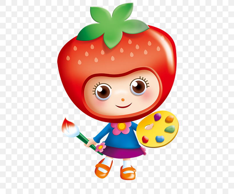 Strawberry, PNG, 480x679px, Strawberry, Cartoon, Fruit, Happy, Plant Download Free