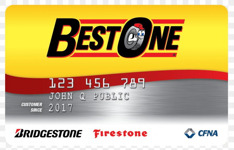 Best-One Tire & Services Credit First National Association Motor Vehicle Tires Firestone Tire And Rubber Company Credit Card, PNG, 1051x676px, Credit First National Association, Advertising, Banner, Brand, Bridgestone Download Free