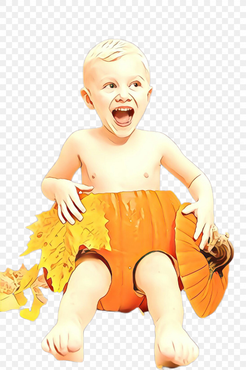 Orange, PNG, 1632x2448px, Orange, Baby, Child, Sitting, Smile Download Free