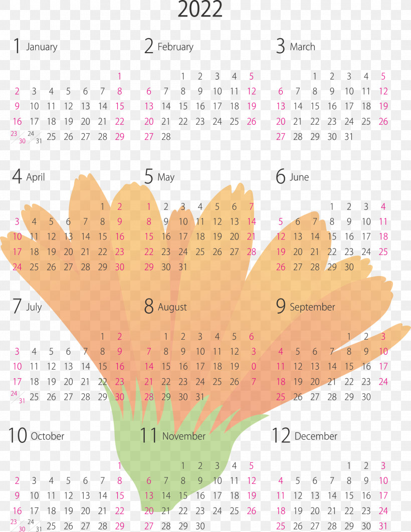 2022 Yearly Calendar Printable 2022 Yearly Calendar, PNG, 2316x3000px, Calendar System, August, December, Earth, Plan Download Free