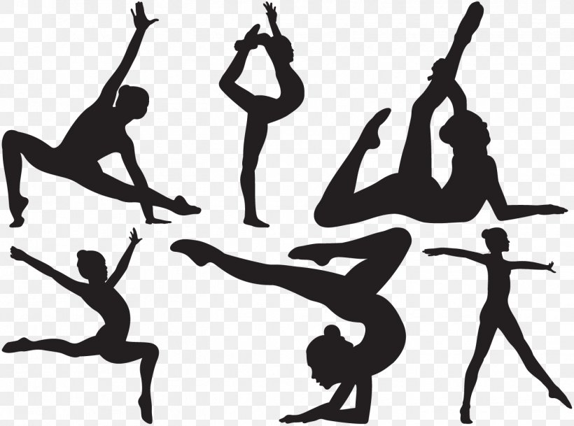 Gymnastics Sport Floor Clip Art, PNG, 1417x1054px, Gymnastics, Acrobatics, Balance Beam, Ballet Dancer, Black And White Download Free