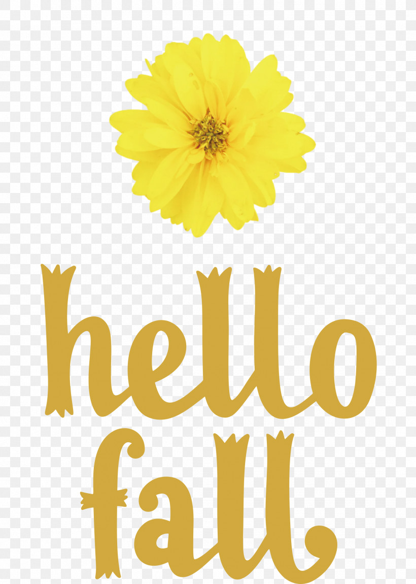 Hello Fall Fall Autumn, PNG, 2137x2999px, Hello Fall, Autumn, Common Sunflower, Cut Flowers, Fall Download Free
