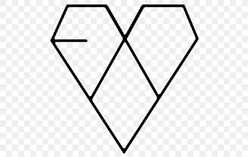 XOXO EXO Logo K-pop Overdose, PNG, 506x521px, Xoxo, Area, Black, Black And White, Exo Download Free