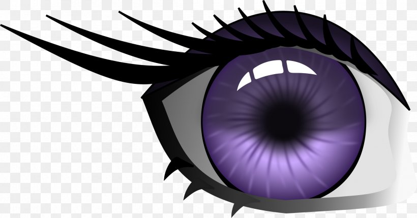 Eye Iris Purple Pupil Clip Art, PNG, 2400x1258px, Watercolor, Cartoon, Flower, Frame, Heart Download Free