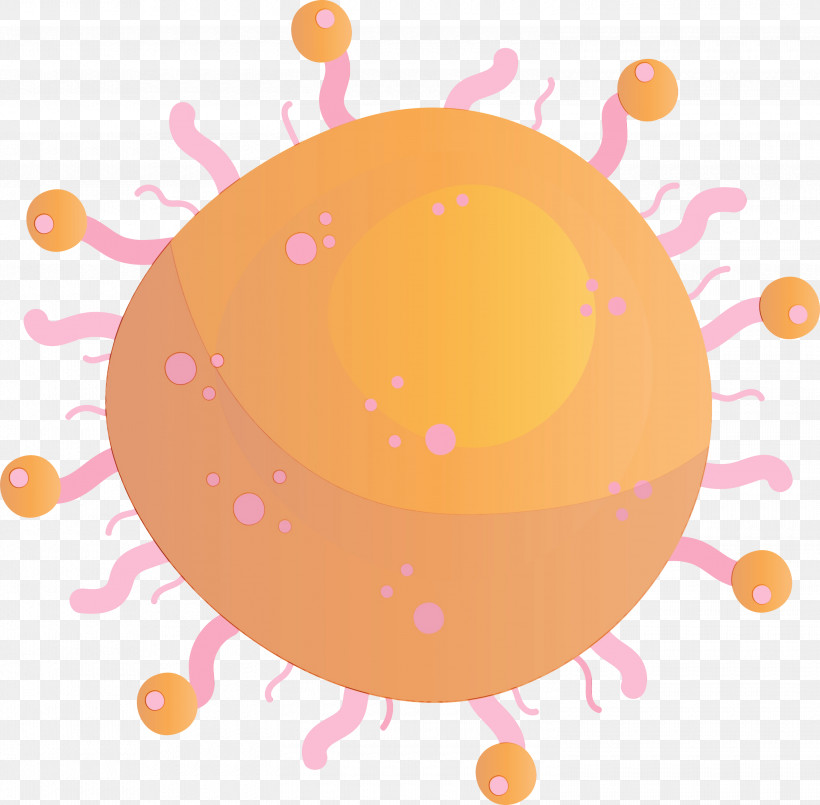 Polka Dot, PNG, 3000x2948px, Coronavirus, Circle, Corona, Covid, Orange Download Free