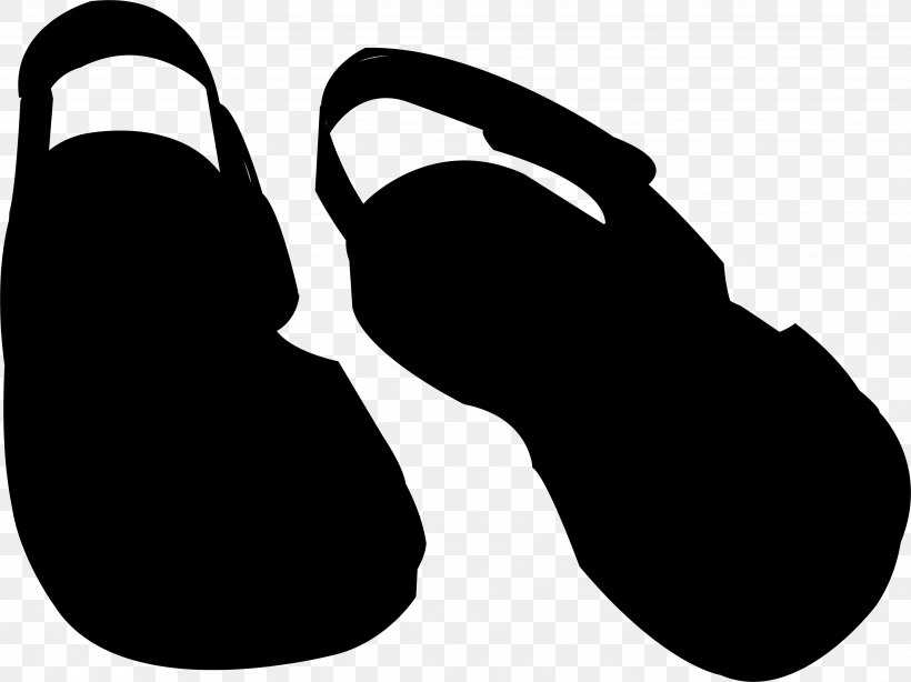 Shoe Clip Art Flip-flops Product Design Silhouette, PNG, 3619x2711px, Shoe, Black M, Flipflops, Footwear, Silhouette Download Free
