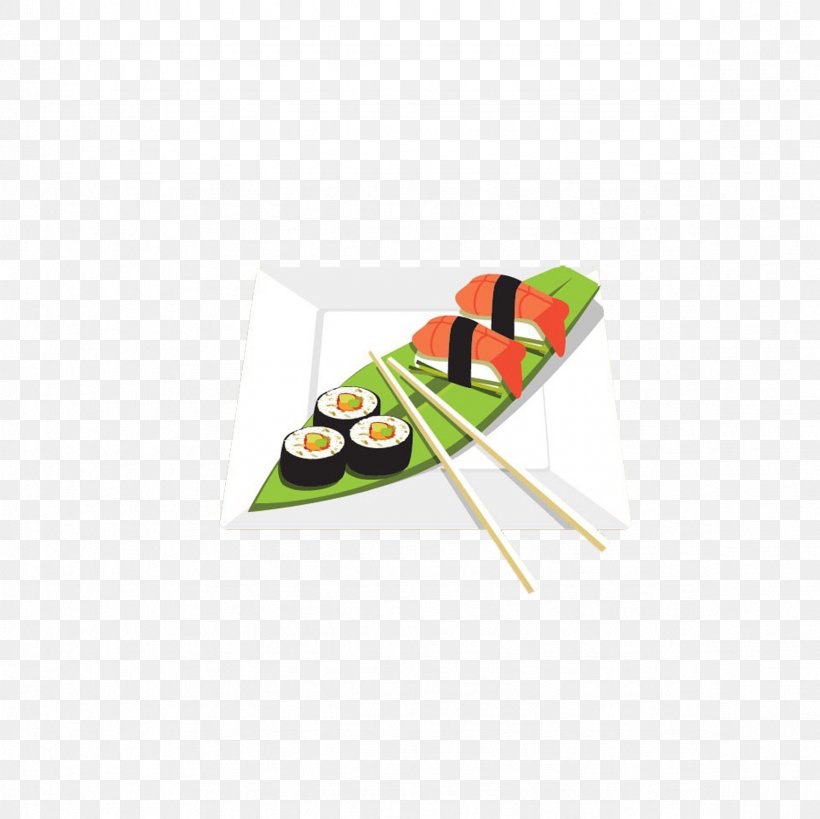 Sushi Japanese Cuisine Sashimi Food, PNG, 2362x2362px, Sushi, Comida A Domicilio, Cuisine, Food, Green Download Free