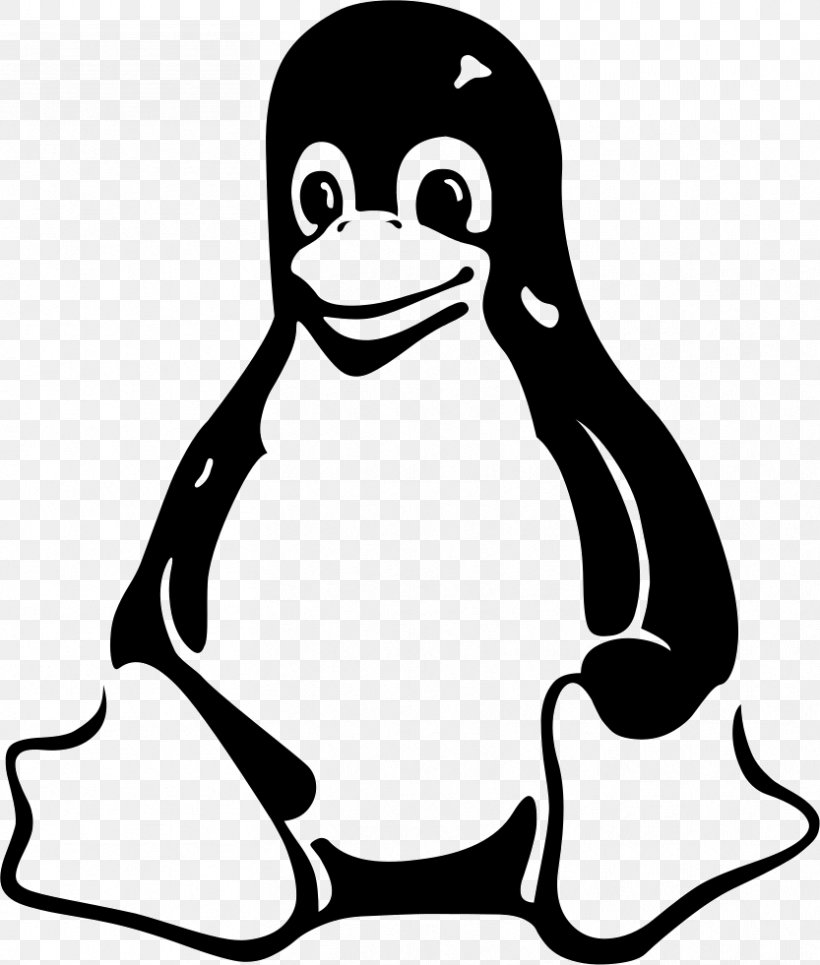 Tux Linux Distribution, PNG, 833x981px, Tux, Artwork, Beak, Bird, Black And White Download Free