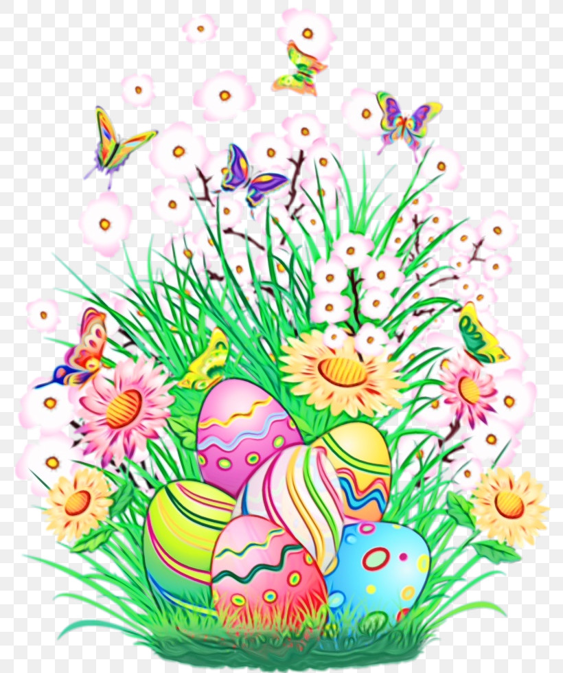 Easter Egg, PNG, 784x980px, Watercolor, Easter, Easter Bunny, Easter Egg, Grass Download Free