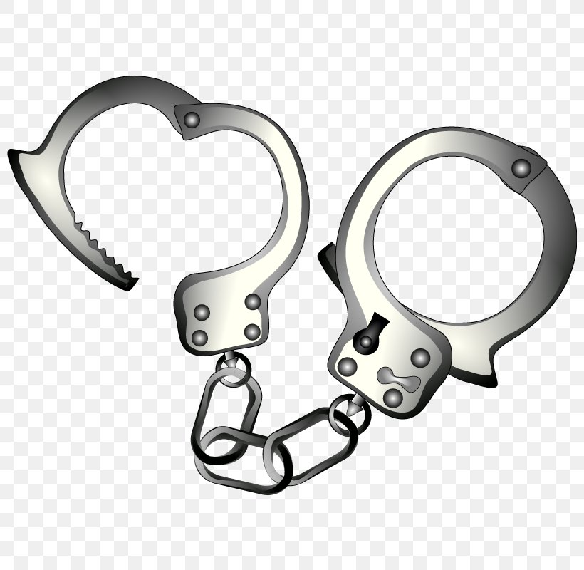 Handcuffs Royalty-free Clip Art, PNG, 800x800px, Handcuffs, Arrest, Body Jewelry, Crime, Fashion Accessory Download Free