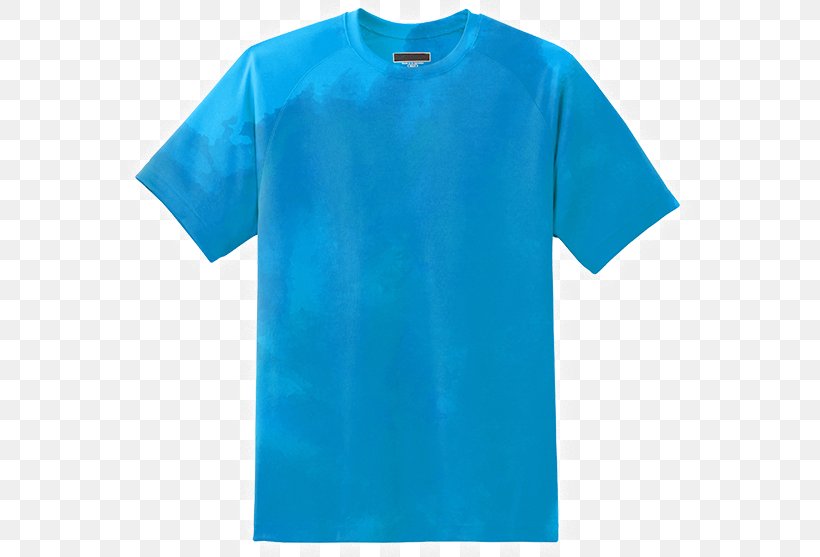 Printed T-shirt Polo Shirt Skynet, PNG, 566x557px, Tshirt, Active Shirt, Aqua, Azure, Blue Download Free