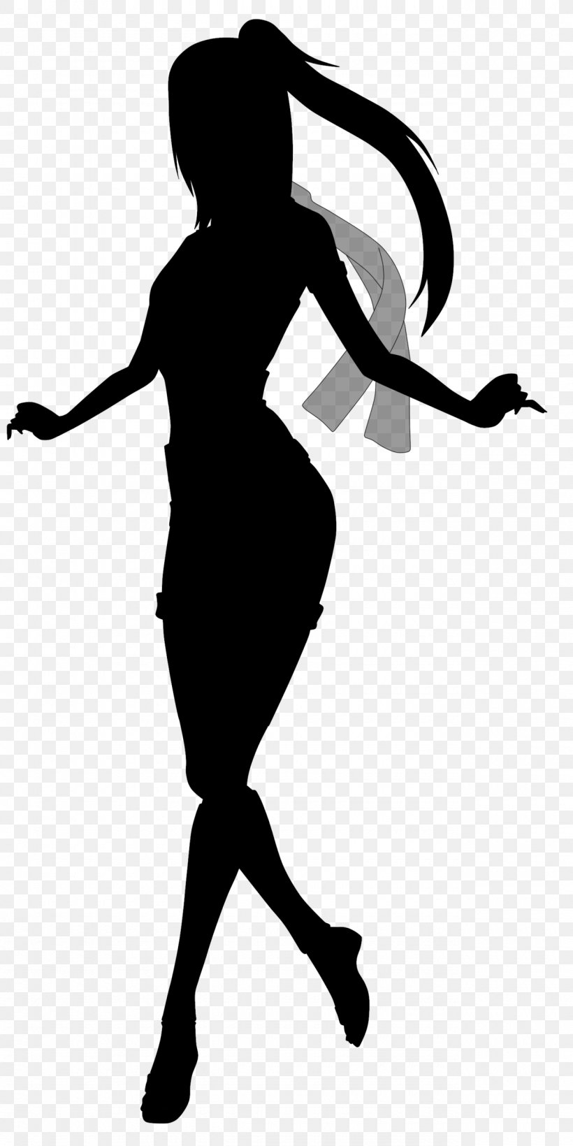 Shoe Clip Art Performing Arts Silhouette, PNG, 1280x2560px, Shoe, Art, Black M, Performing Arts, Shoulder Download Free